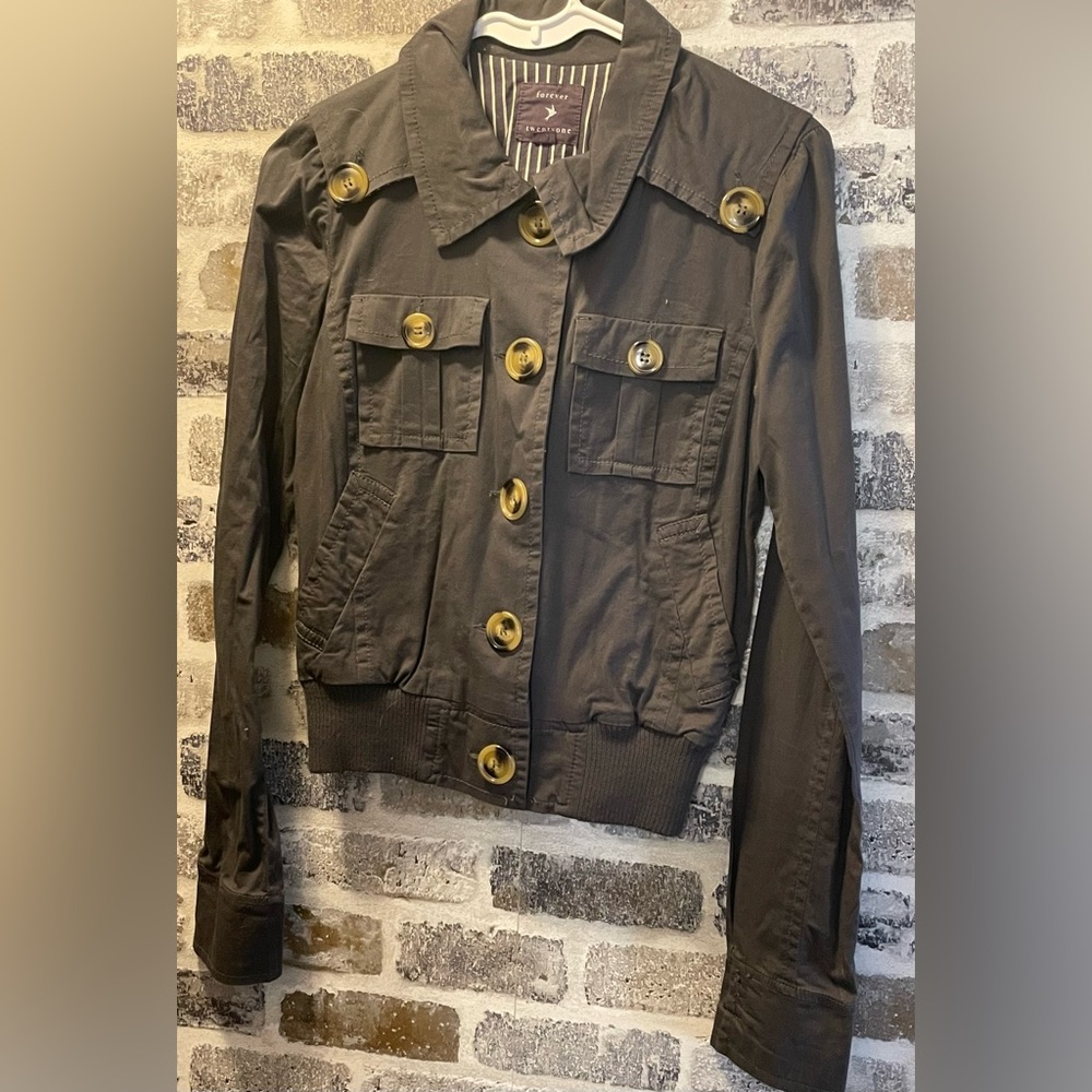 Forever‎ 21 Bomber Utility Jacket